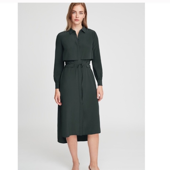 Cuyana Dresses & Skirts - Cuyana Silk High-Low Dress